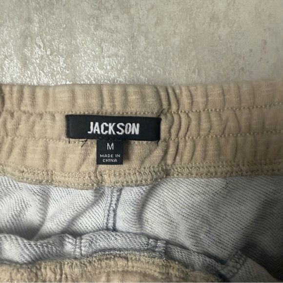 JACKSON joggers Gray and Tan camo Sweatpants Relaxed Fit Joggers - Picture 4 of 7